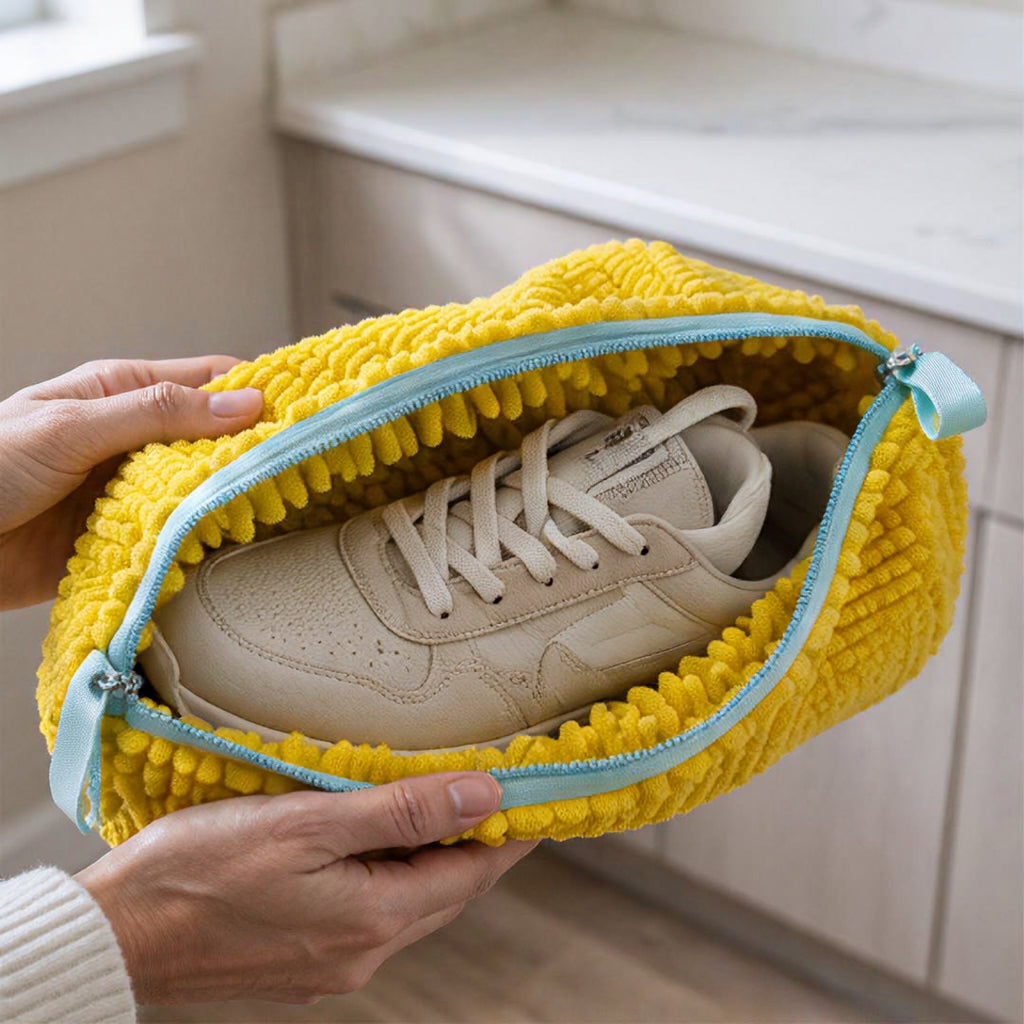 ShoeShield – Bescherm je schoenen tijdens het wassen