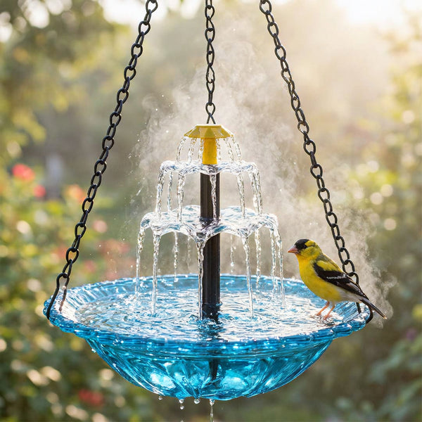 Solar Vogelbad met Fontein – Meer Sfeer, Meer Leven