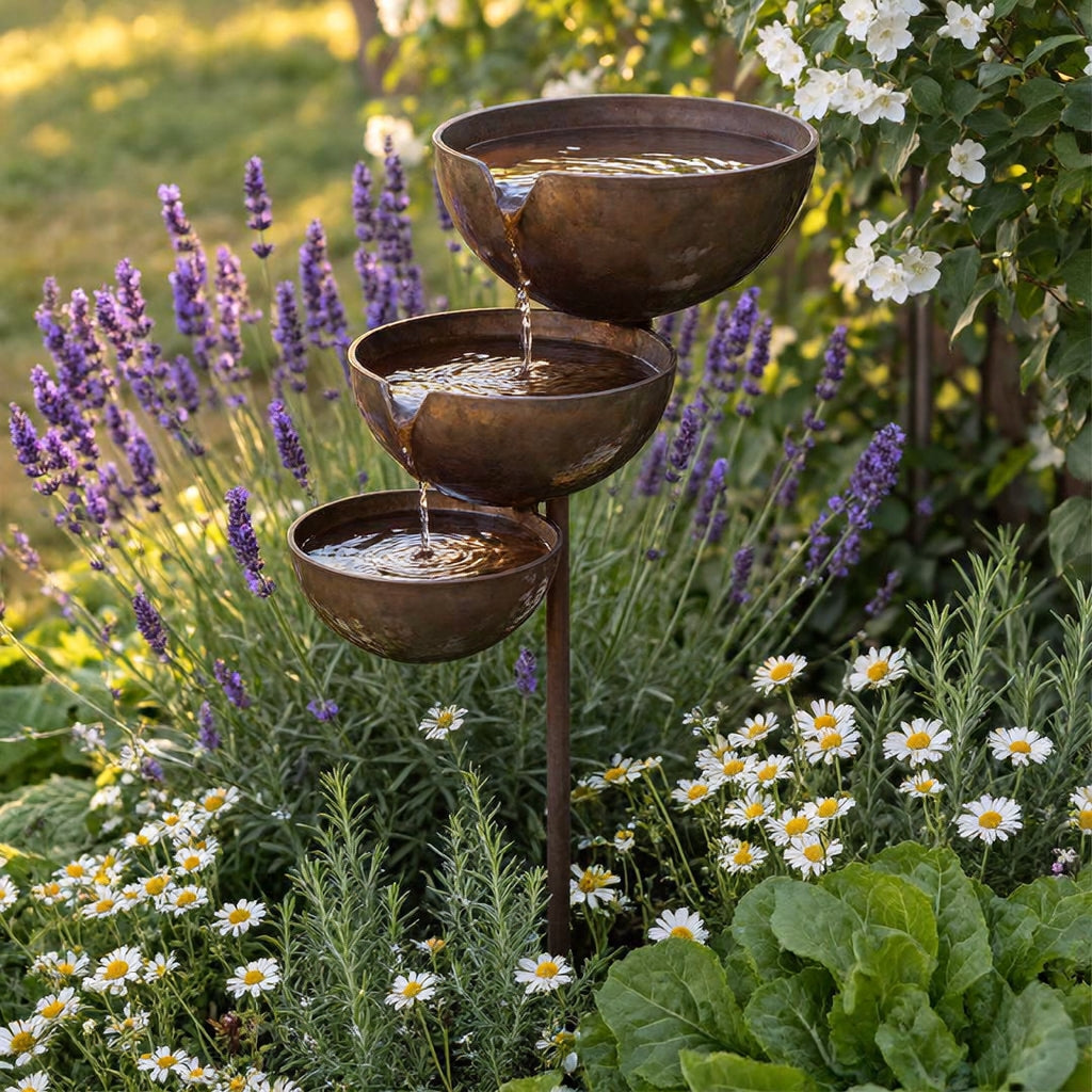 3-Laags Vogelbad – Meer Vogels & Sfeer in je Tuin