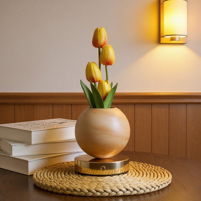 LED Tulp Nachtlampje – 3 Lichtkleuren & Dimbare Sfeerverlichting