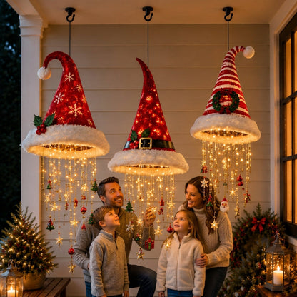 Verlichte Kersthoed – Sfeervolle Hangende Kerstdecoratie