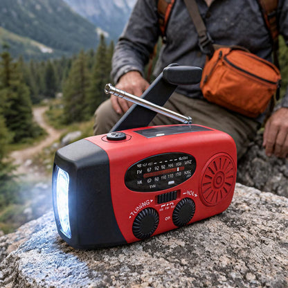 Solar Noodradio – Draagbare Noodradio op Zonne-Energie