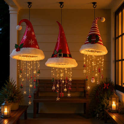 Verlichte Kersthoed – Sfeervolle Hangende Kerstdecoratie
