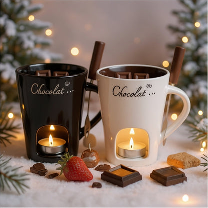 Keramische Fonduebeker – Geniet van Warme, Gesmolten Chocolade