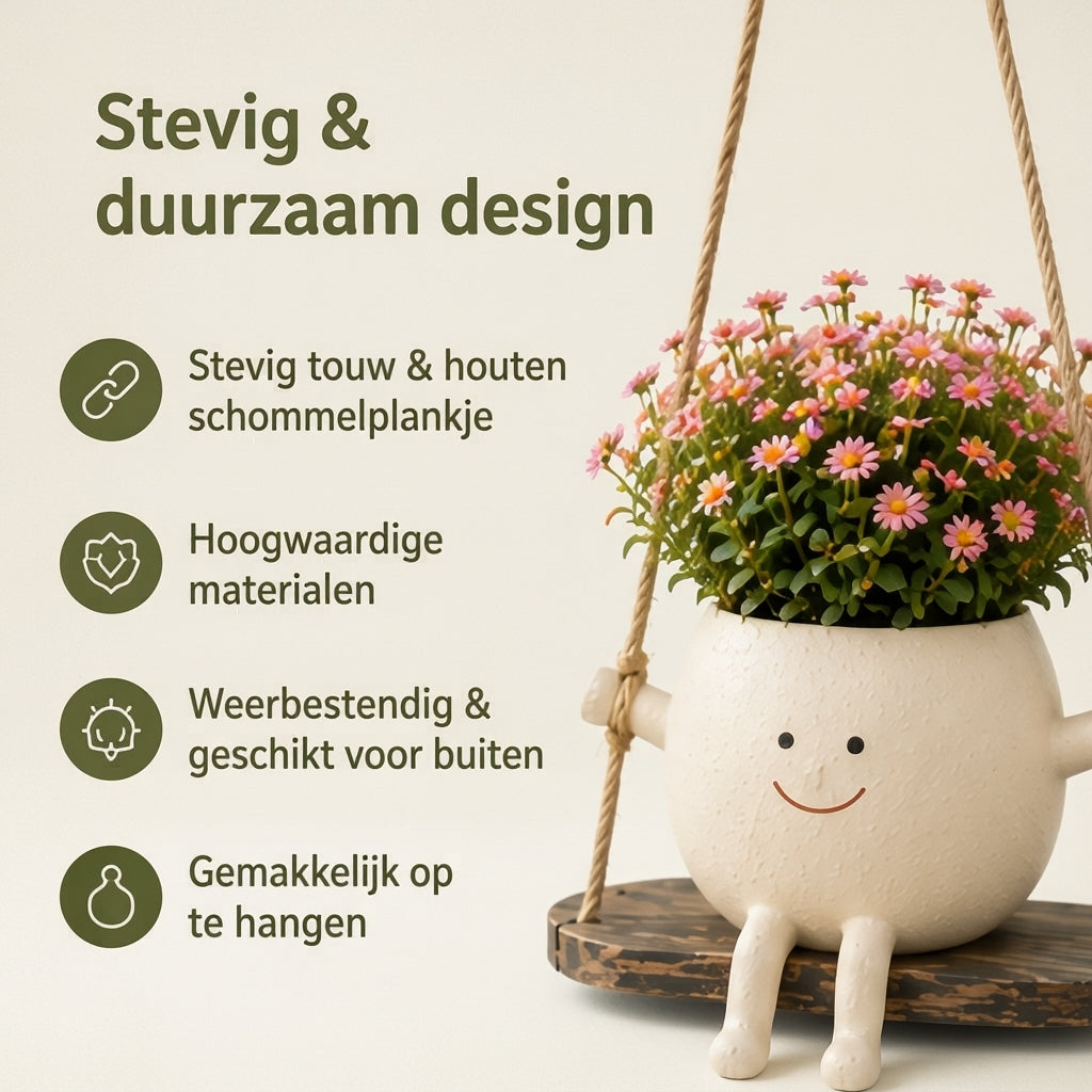 Schommelend Plantenbakje – Maak van elke plek een blikvanger