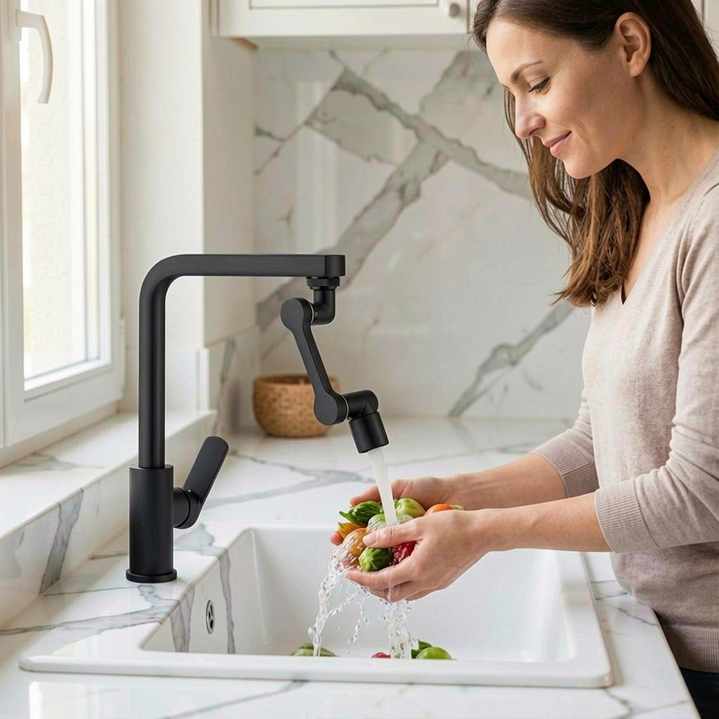 FlexiFlow Kraanverlengstuk – Water precies waar jij het nodig hebt