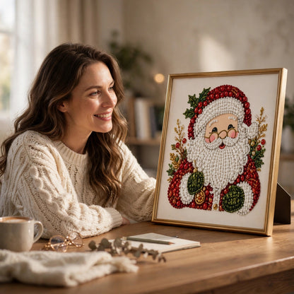 Kerst Parel Diamond Painting – Maak Je Eigen Kerstkunstwerk