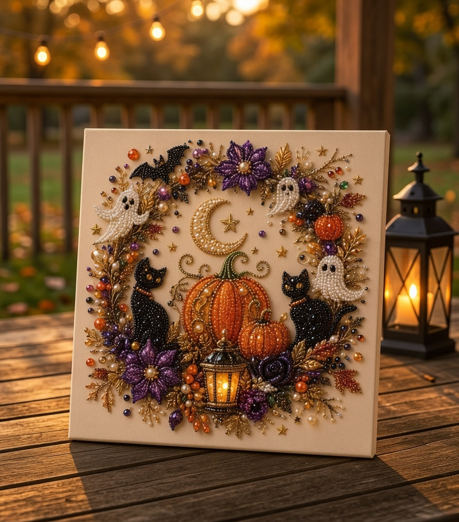Halloween Diamond Painting – Magische Herfstdecoratie