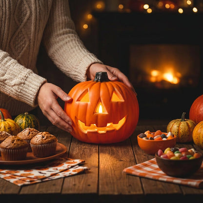 Lichtgevende Halloween Pompoen – Sfeervolle Halloween Decoratie