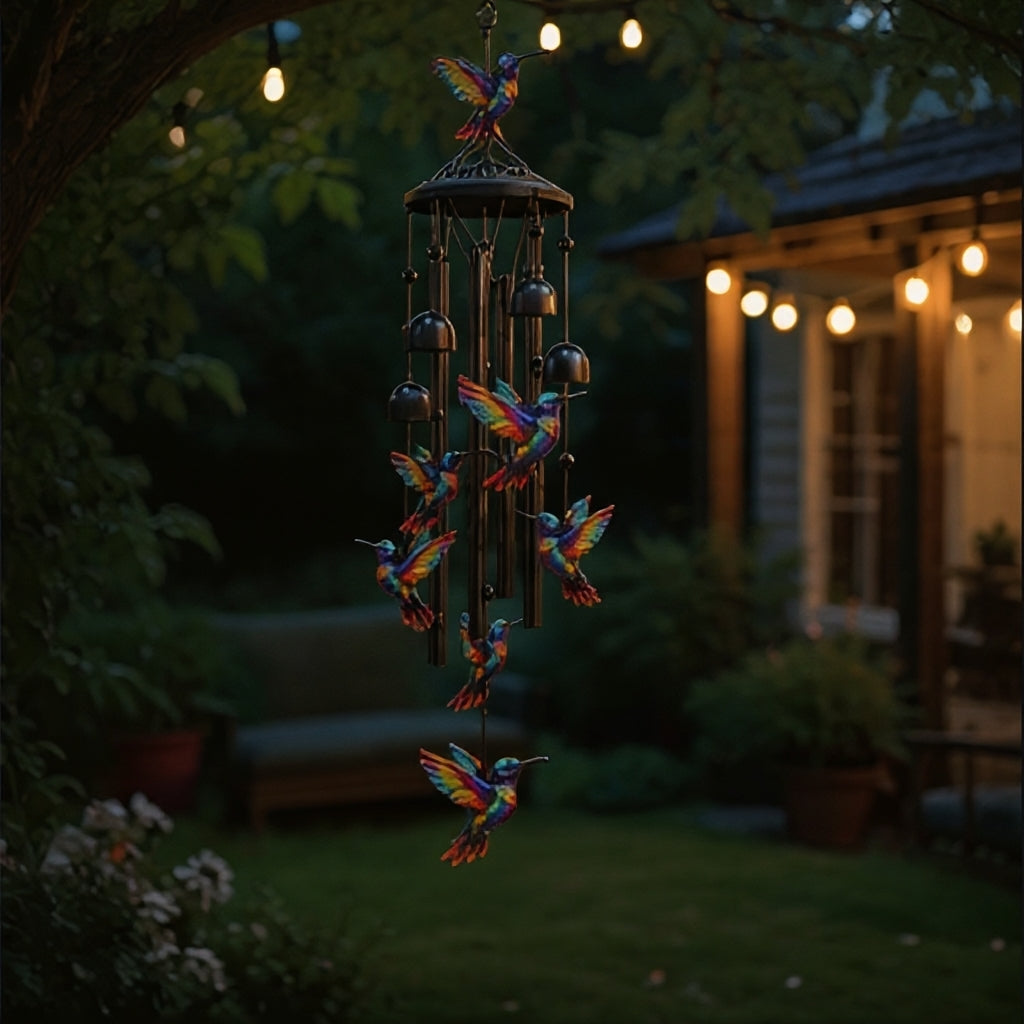 Kolibrie Metalen Windgong – Geef je tuin meer sfeer & beweging