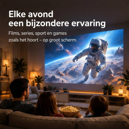 Portable Beamer voor Thuis – Groot Beeld, Thuisbioscoopgevoel