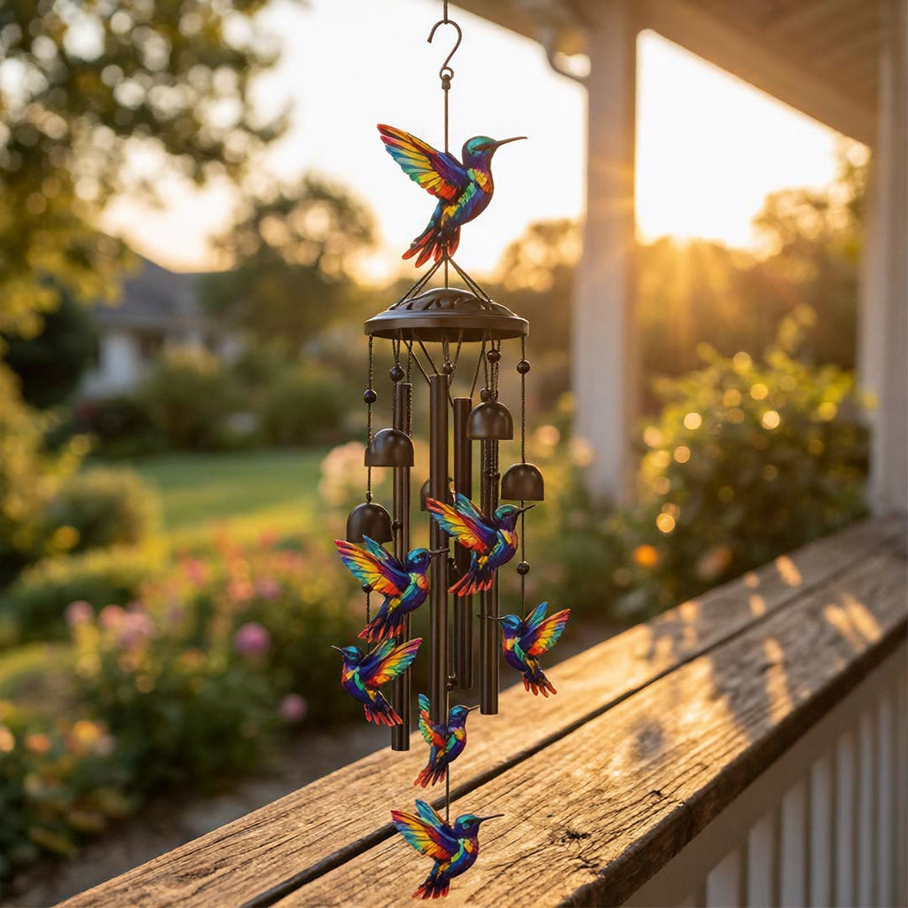 Kolibrie Metalen Windgong – Geef je tuin meer sfeer & beweging