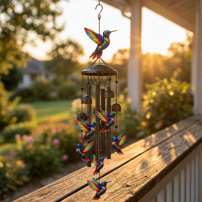 Kolibrie Metalen Windgong – Geef je tuin meer sfeer & beweging