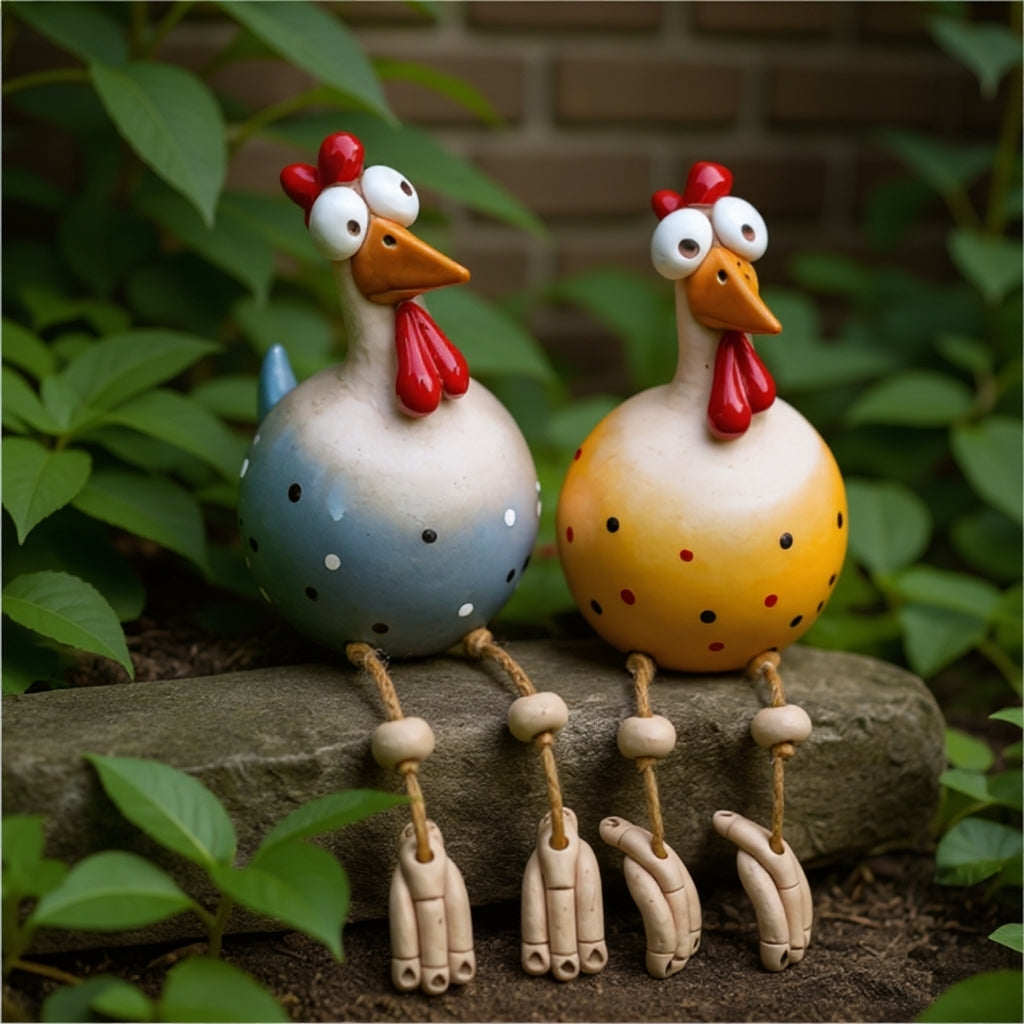Grappige Tuinkip – Vrolijke Blikvanger voor je Tuin