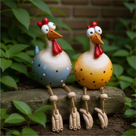 Grappige Tuinkip – Vrolijke Blikvanger voor je Tuin