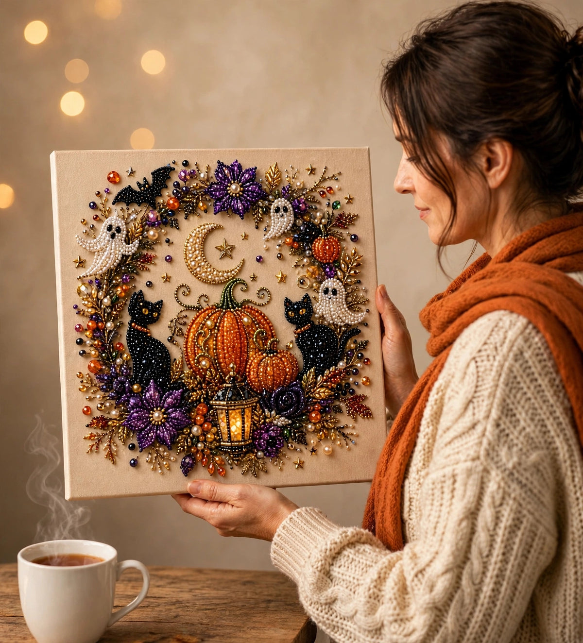 Halloween Diamond Painting – Magische Herfstdecoratie