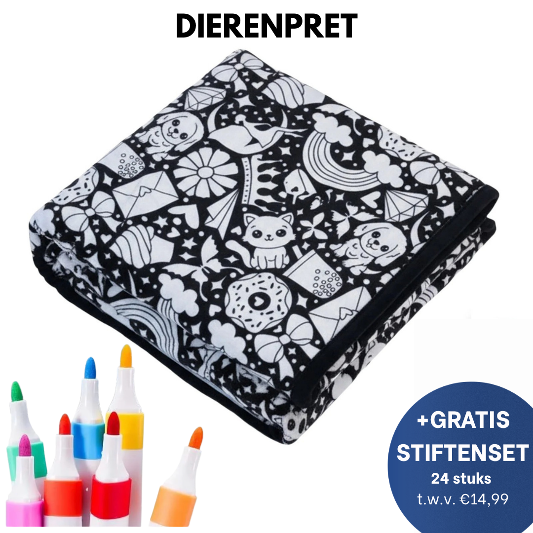 Inkleurbare Deken – Jouw Eigen, Persoonlijke Deken