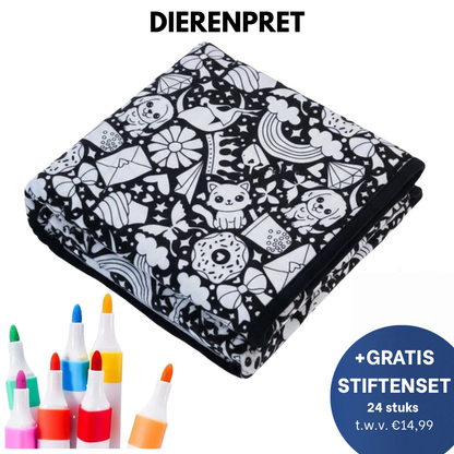 Inkleurbare Deken – Jouw Eigen, Persoonlijke Deken