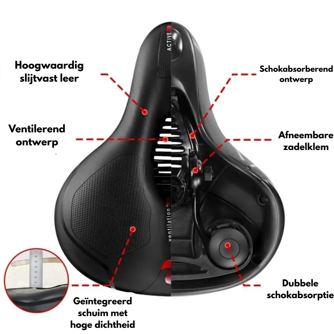 Gel Fietszadel – Ergonomisch Comfort & Drukverlichting