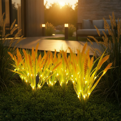 Solar Tarwebloem Verlichting – Sfeervolle Tuinverlichting op Zonne-Energie