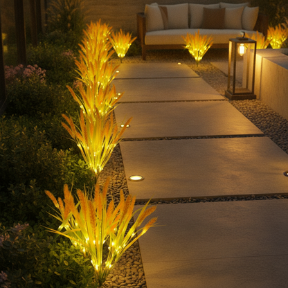 Solar Tarwebloem Verlichting – Sfeervolle Tuinverlichting op Zonne-Energie