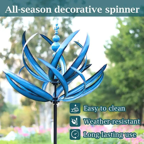 Windora Spin™ – Sierlijke decoratieve tuinwindmolen
