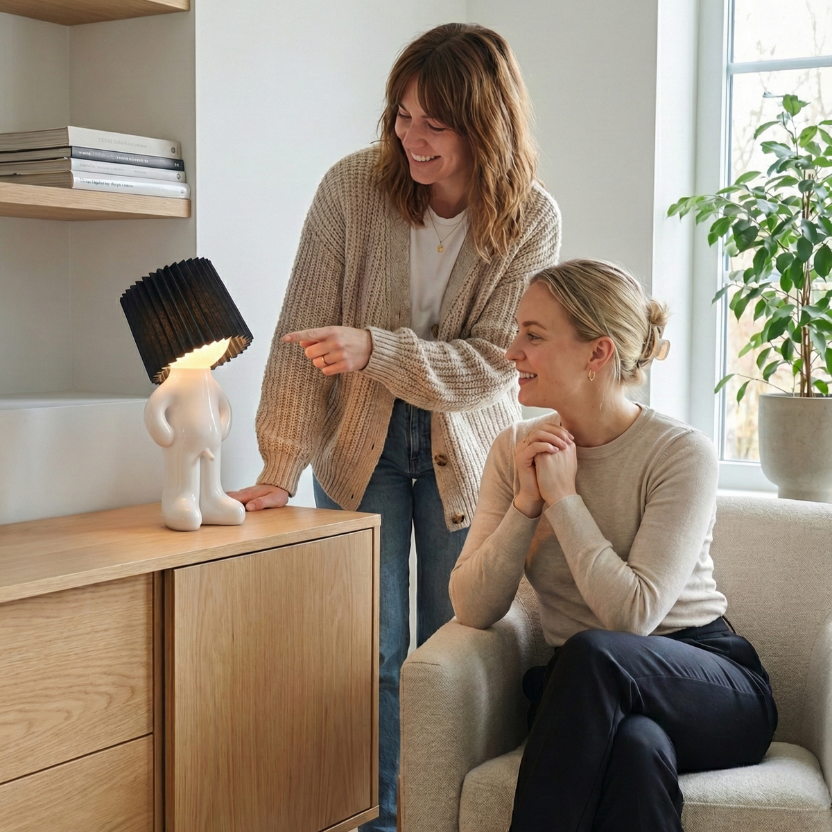 LED Tafellamp – Unieke Nachtlamp voor Slaapkamer, Nachtkastje en Kinderkamer