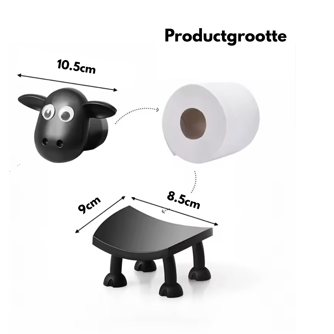 Schaapjes Toiletrolhouder – Schattige & Originele Toilet- en Badkamerdecoratie