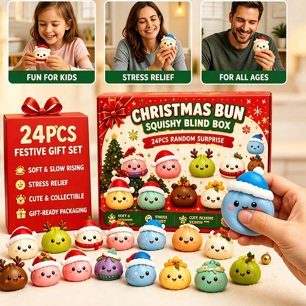 Kerst Adventskalender 2026 – 24 Mini Squishies