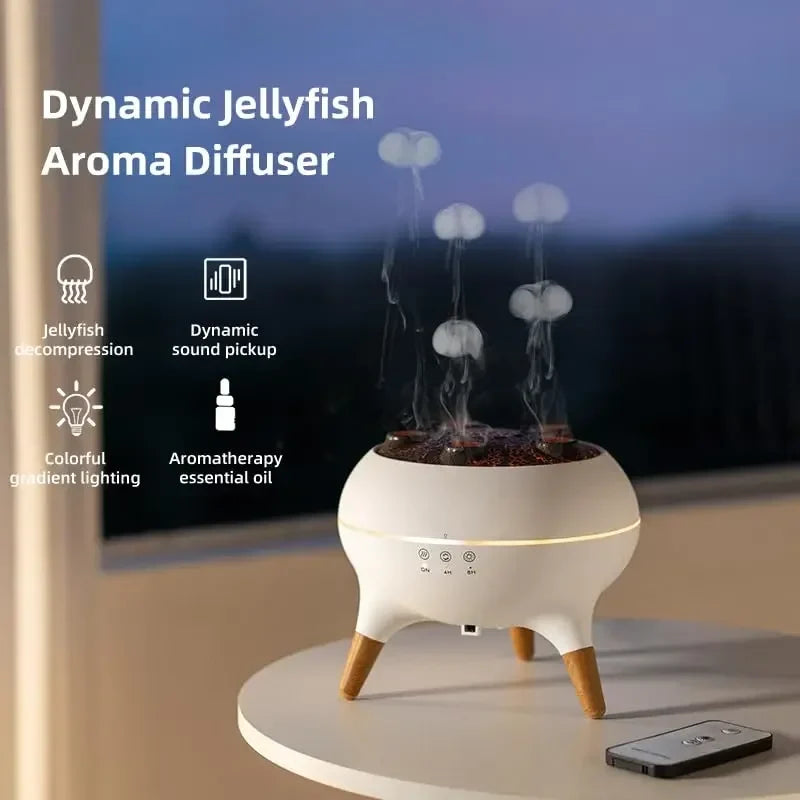 Jellyfish Luchtbevochtiger – Rustgevende Sfeer met Kleurrijke Verlichting