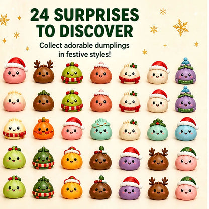Kerst Adventskalender 2026 – 24 Mini Squishies