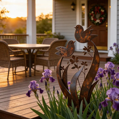 Rustiek Vogelornament – Voor Meer Rust in de Tuin