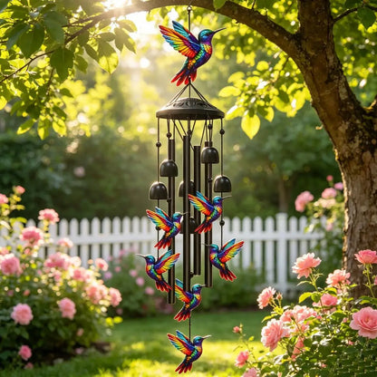 Kolibrie Metalen Windgong – Geef je tuin meer sfeer & beweging
