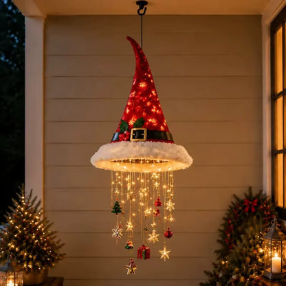 Verlichte Kersthoed – Sfeervolle Hangende Kerstdecoratie