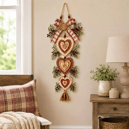 Vintage Hartenhanger – Sfeervolle Landelijke Wanddecoratie