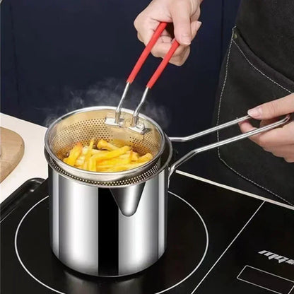 RVS Frituurpan met Mandje – Knapperig Frituren Thuis