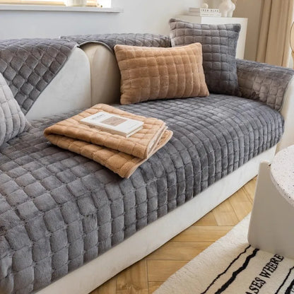 Fluwelen Bankhoes – Zacht, Stijlvol & Antislip