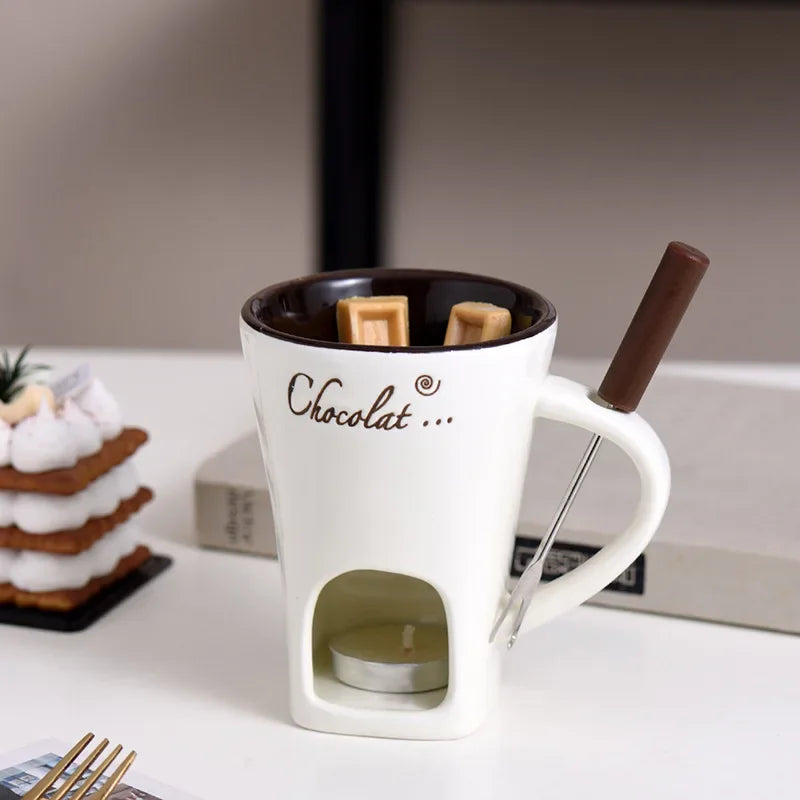 Keramische Fonduebeker – Geniet van Warme, Gesmolten Chocolade
