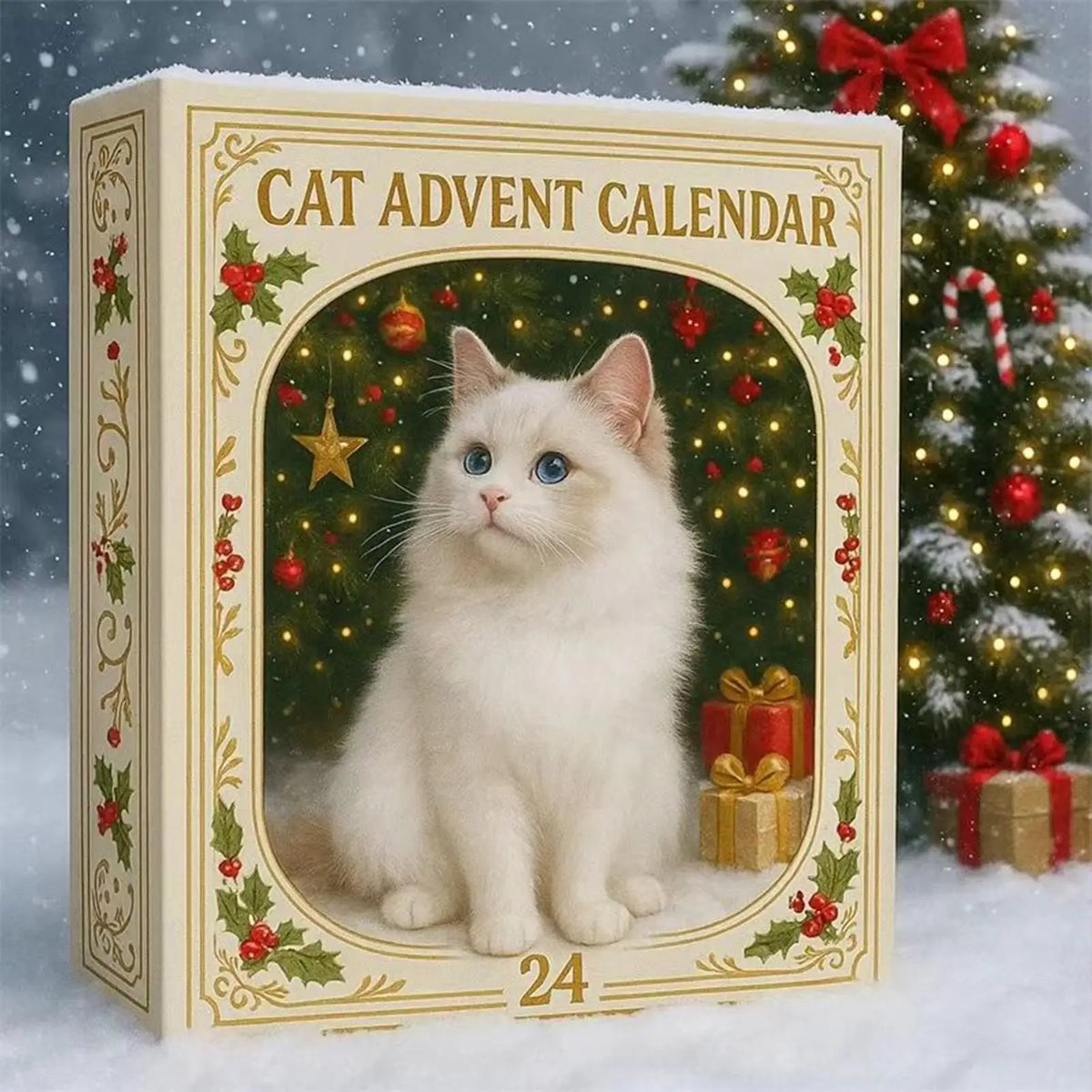 Kerst Aftelkalender Kat – 24 Dagen Vol Kerstplezier