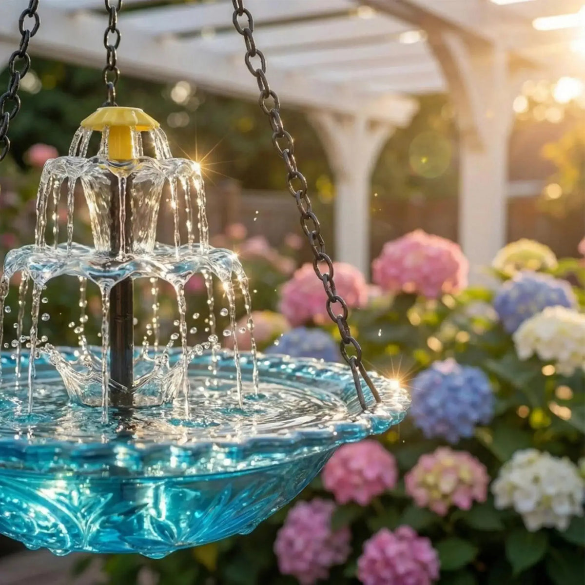 Solar Vogelbad met Fontein – Meer Sfeer, Meer Leven