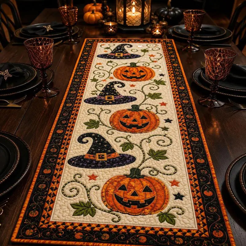 Halloween Tafelloper – Geef je Tafel Direct een Sfeervolle Halloween Look
