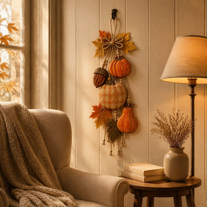 Rustieke Pompoen Wanddecoratie – Halloween Sfeer in een Oogwenk