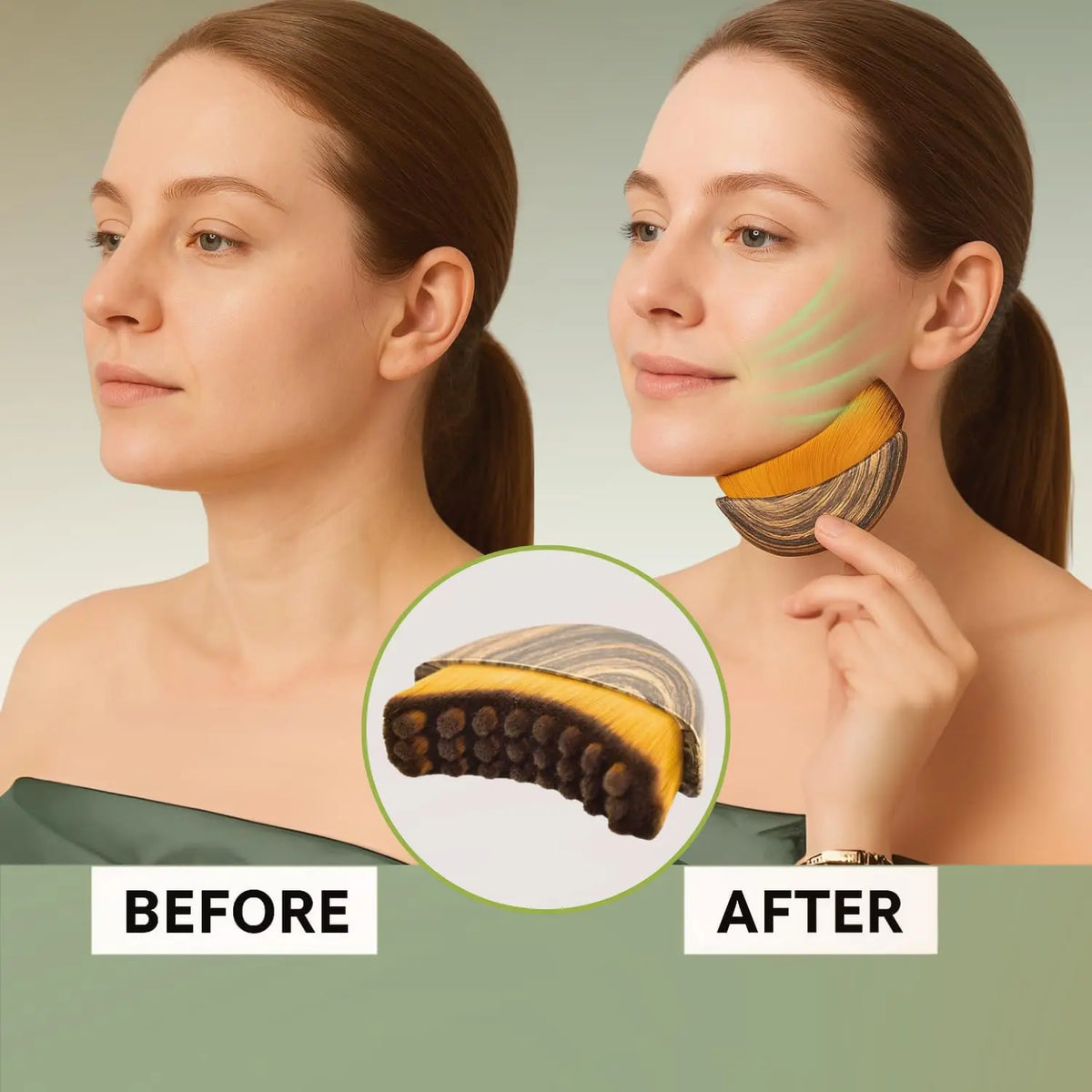 Lymfedrainage Gezichtsborstel – Voor een Frisse & Gedefinieerde Look