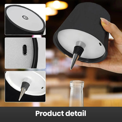 Draadloze Flessenlamp – Sfeervolle Verlichting voor Tafel & Terras