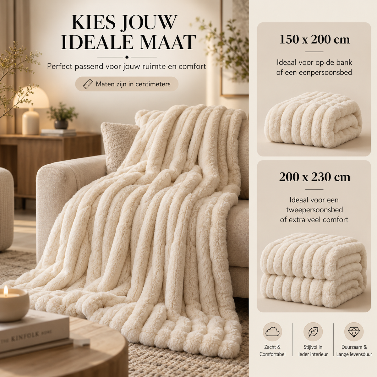 Zachte Fluffy Deken – Extra Warm & Ultiem Zacht