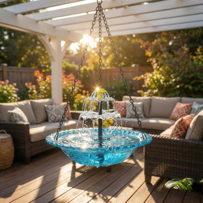 Solar Vogelbad met Fontein – Meer Sfeer, Meer Leven