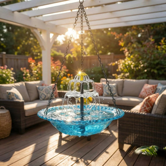 Solar Vogelbad met Fontein – Meer Sfeer, Meer Leven