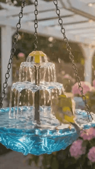 Solar Vogelbad met Fontein – Meer Sfeer, Meer Leven