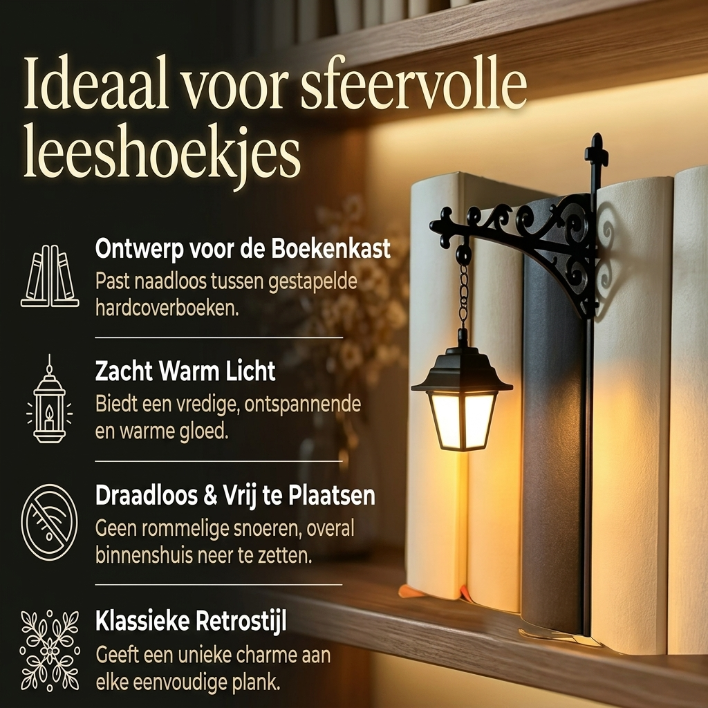 Booky Leeslampje – Sfeervol gezelschap tijdens het lezen