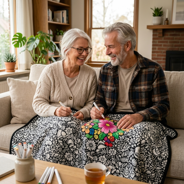 ColorBlanket™ – Jouw Persoonlijke Inkleurbare Deken